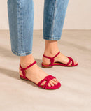 Sandals N°112 Raspberry