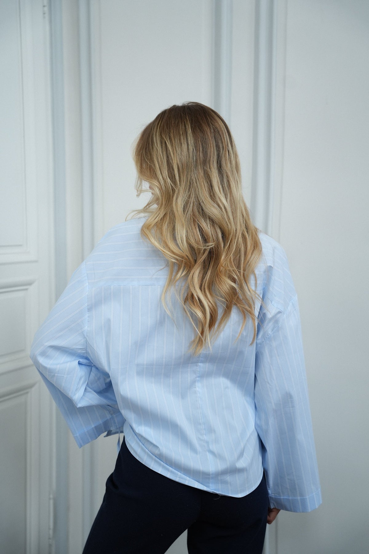 Blusa cruzada Ross - Azul