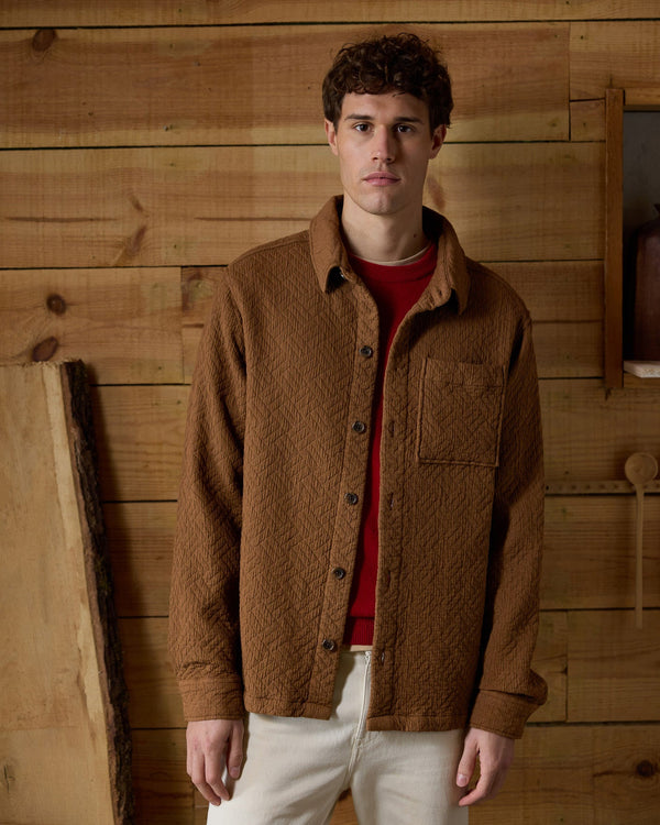 Camel Organic Cotton Overshirt