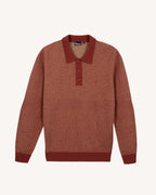 Pull Camionneur En Laine Bordeaux