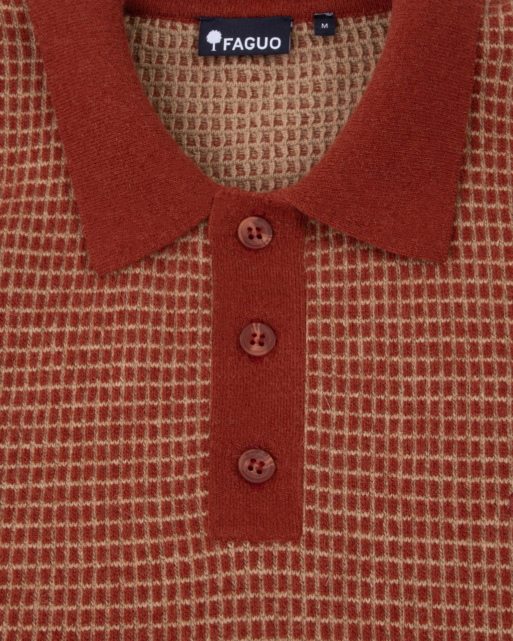 Pull Camionneur En Laine Bordeaux