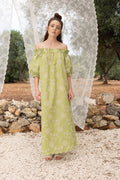 La Robe Rosalba Broderie Anglaise Kaki