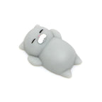 Mini Squishy Gato Gris Durmiendo - Antiestrés