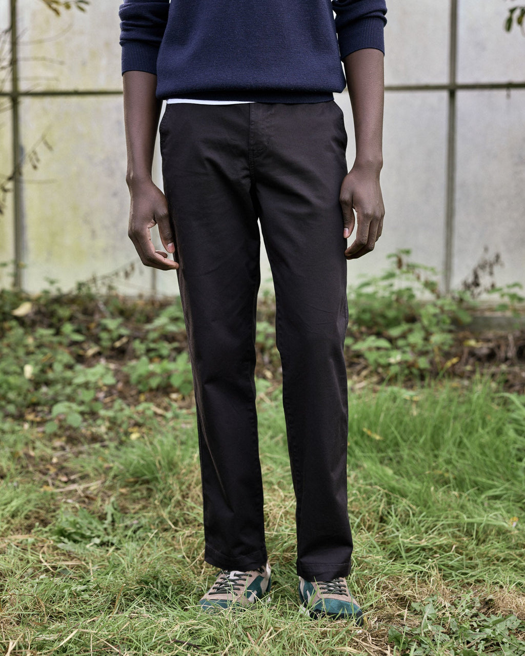 Chino Noir Coton