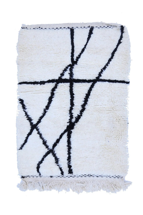 Tapis Béni Ouarain - 108 x 70 cm