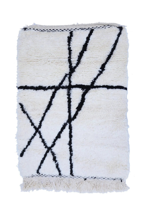 Tapis Béni Ouarain - 103 x 70 cm