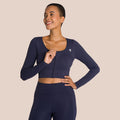 Nami Long-Sleeve Top - Moon Blue