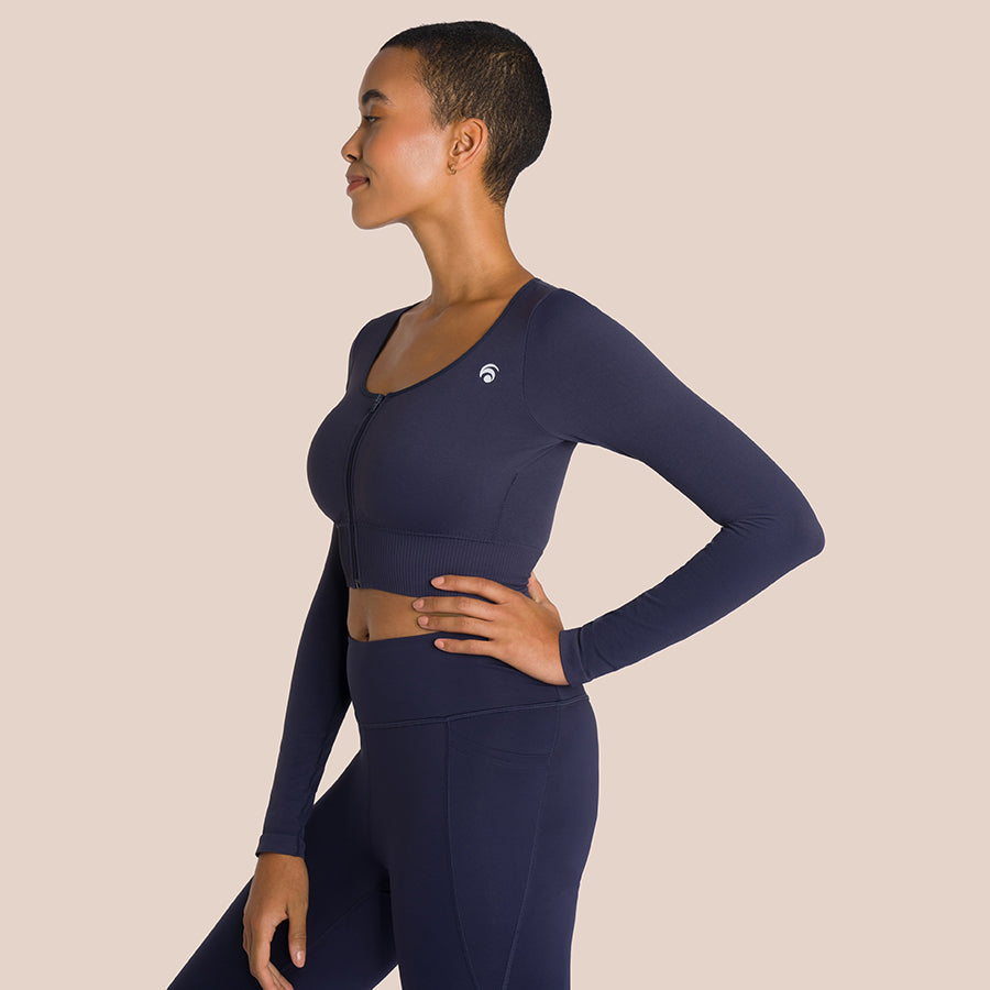 Nami Long-Sleeve Top - Moon Blue