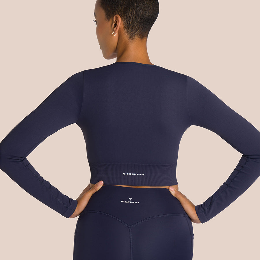 Nami Long-Sleeve Top - Moon Blue