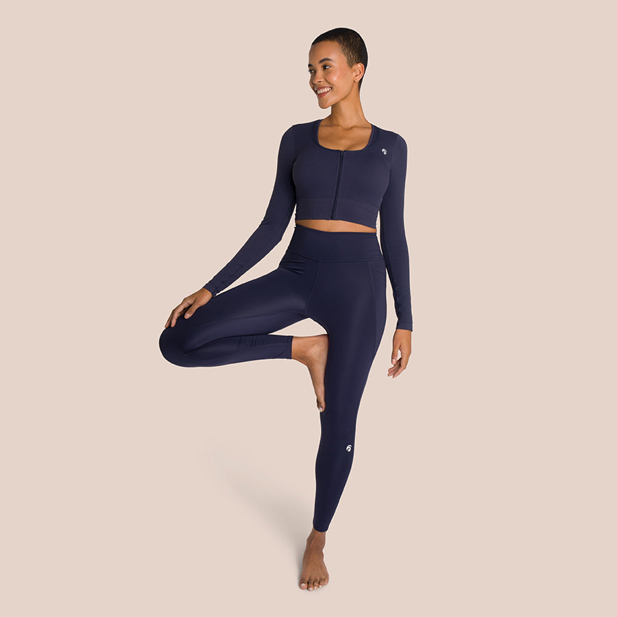 Nami Long-Sleeve Top - Moon Blue