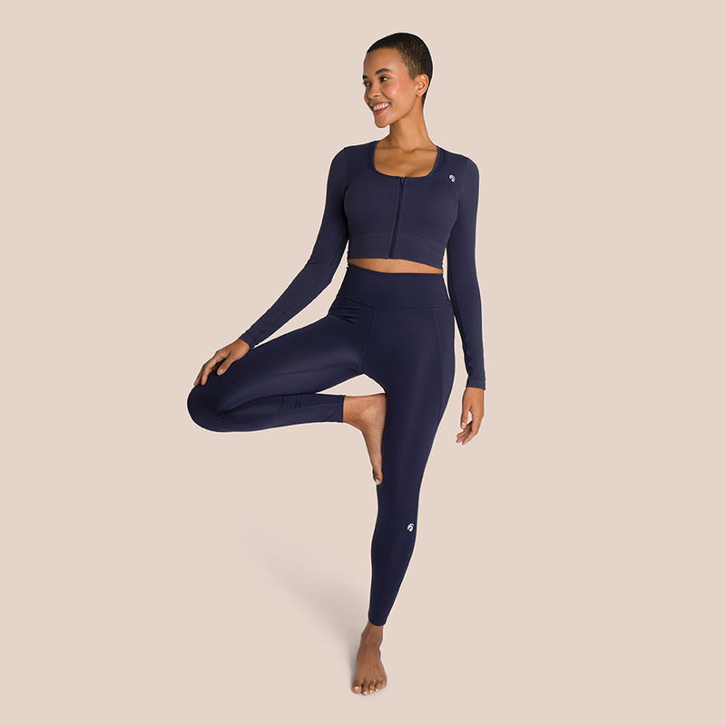 Top Nami Manches Longues - Bleu Lune