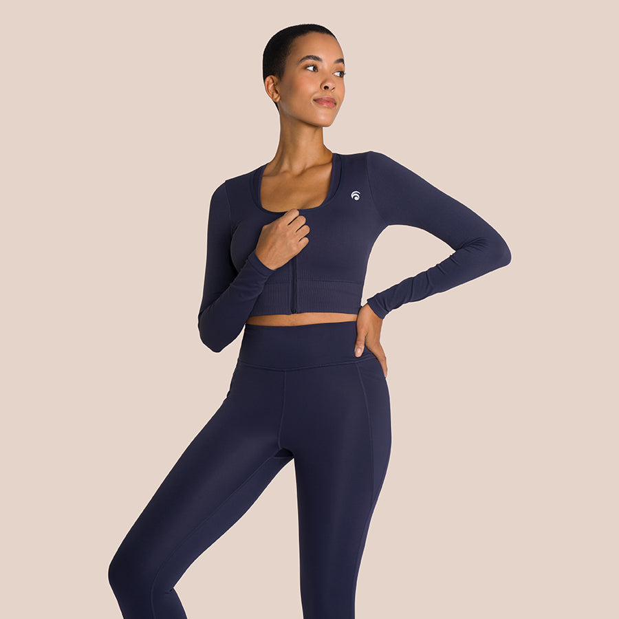 Nami Long-Sleeve Top - Moon Blue