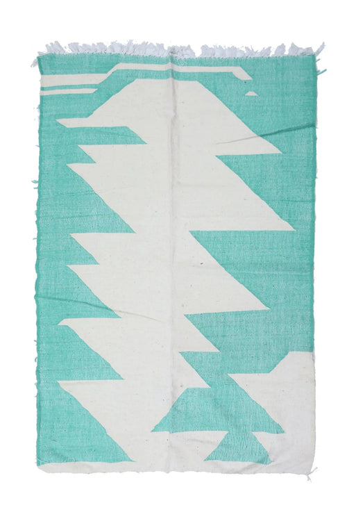 Tapis Kilim En Laine - 242 x 147 cm