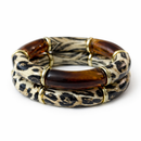 Lot De 2 Bracelets Savage Twins - Ambres