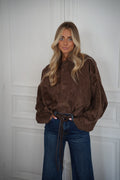 Amelia Chocolat - Chaqueta de ante