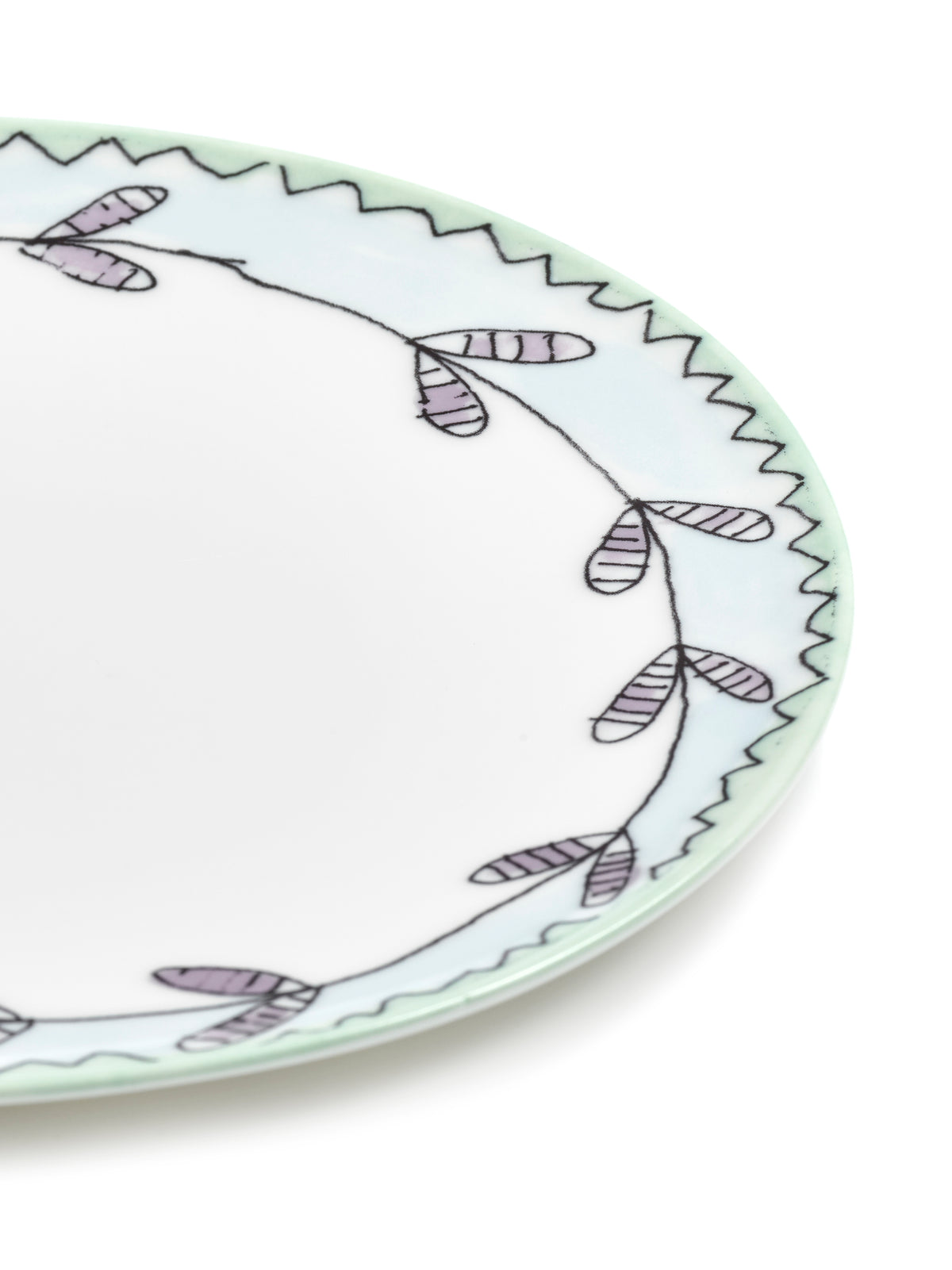 Midnight Flowers - Lot De 2 Assiettes - XS - Porcelaine Bone China - Blossom Milk