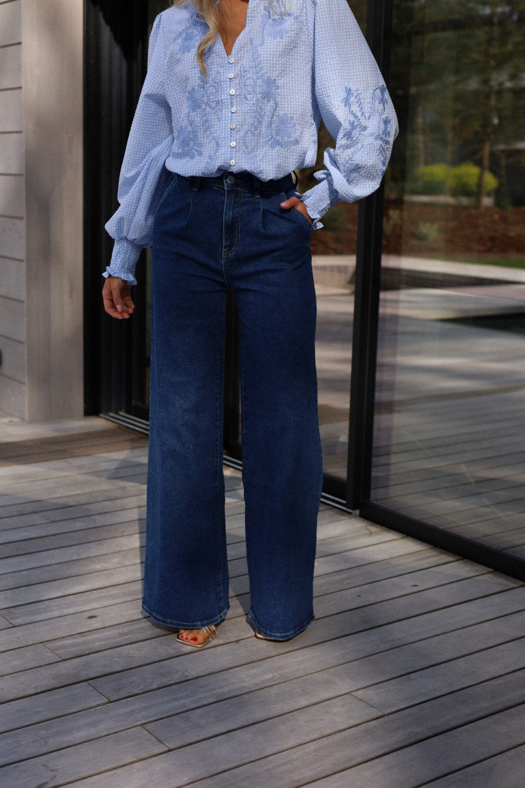 Lise Bleu - Straight Jeans