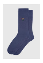 Lot De 3 Chaussettes Mi-Hautes - Noir Bleu Marine Bleu