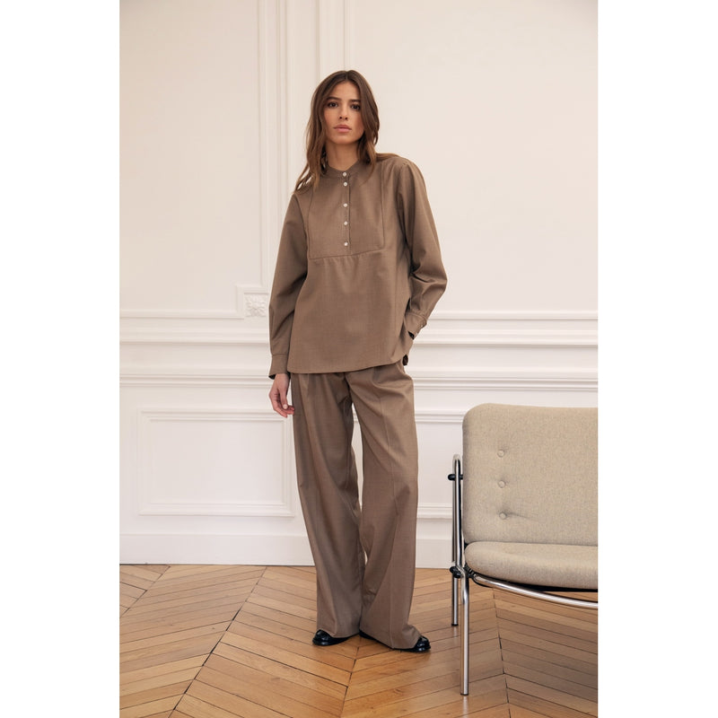 Chemise Le Dahl - Marron Clair - Femme