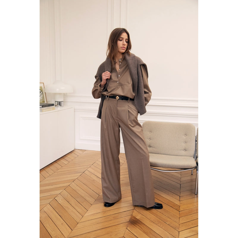 Chemise Le Dahl - Marron Clair - Femme