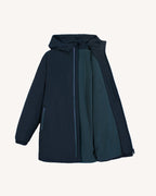 Parka Impermeable Azul Marino