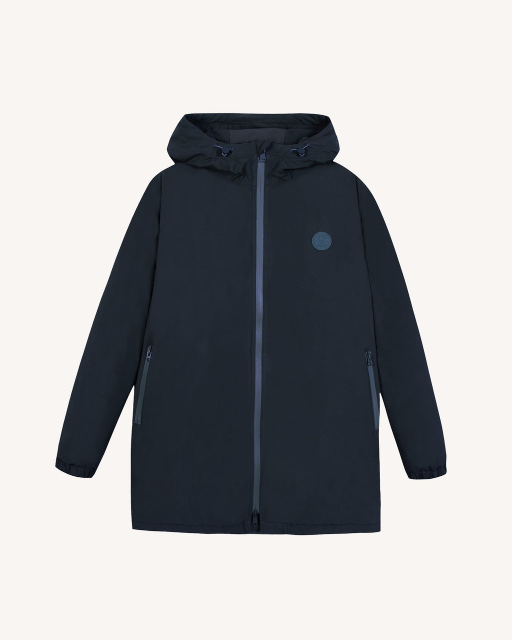 Parka Impermeable Azul Marino
