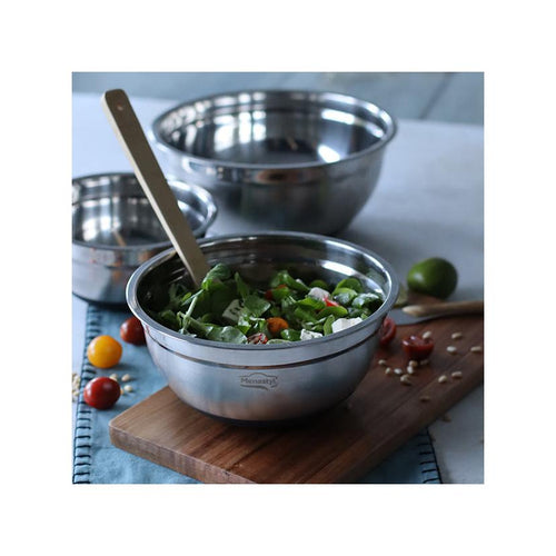 Set of 3 Stainless Steel Mixing Bowls