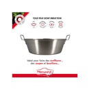 Stainless Steel Basin with Handles - Ø41cm