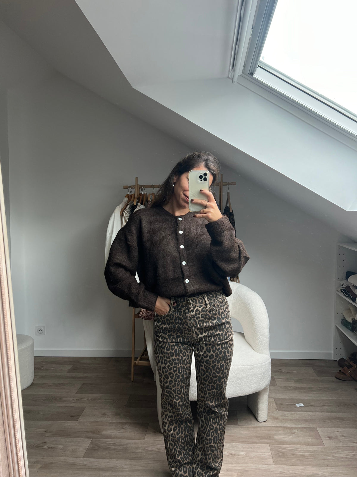 Charlie Chocolate Cardigan
