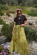 Jupe Longue Chloé - Olive