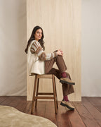 Beige Suede and Leather Shoes