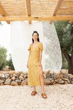 La Robe Reese À Fleurs Jaunes