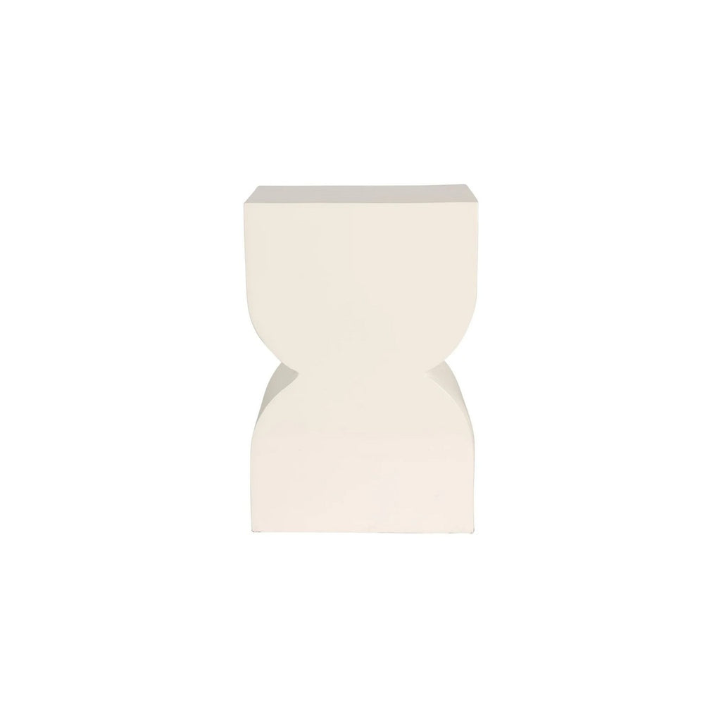 Cones - Side Table - Aluminum - Glossy Beige
