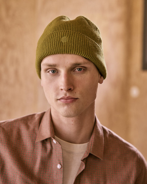 Bonnet En Laine Vert Olive