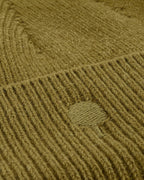 Olive Green Wool Beanie