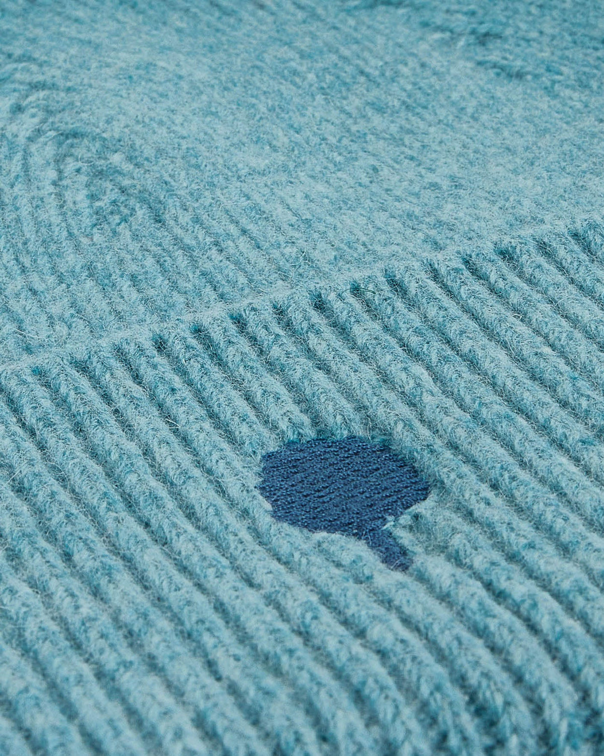 Bonnet En Laine Bleu Grisé
