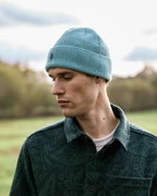 Bonnet En Laine Bleu Grisé