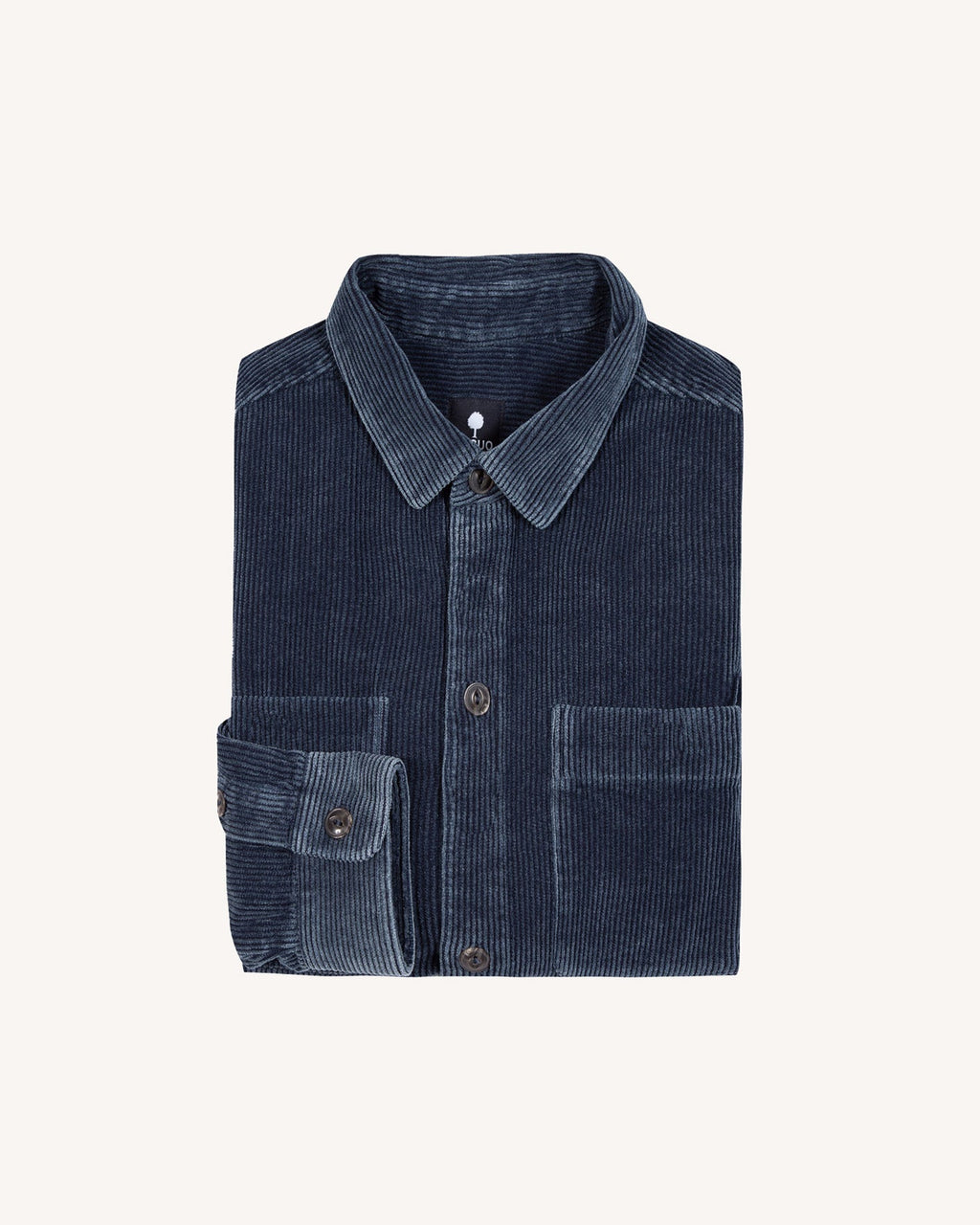 Recycled Cotton Denim Overshirt