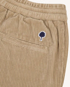 Pantalón de cintura elástica beige claro