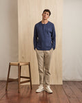 Pantalón de cintura elástica beige claro