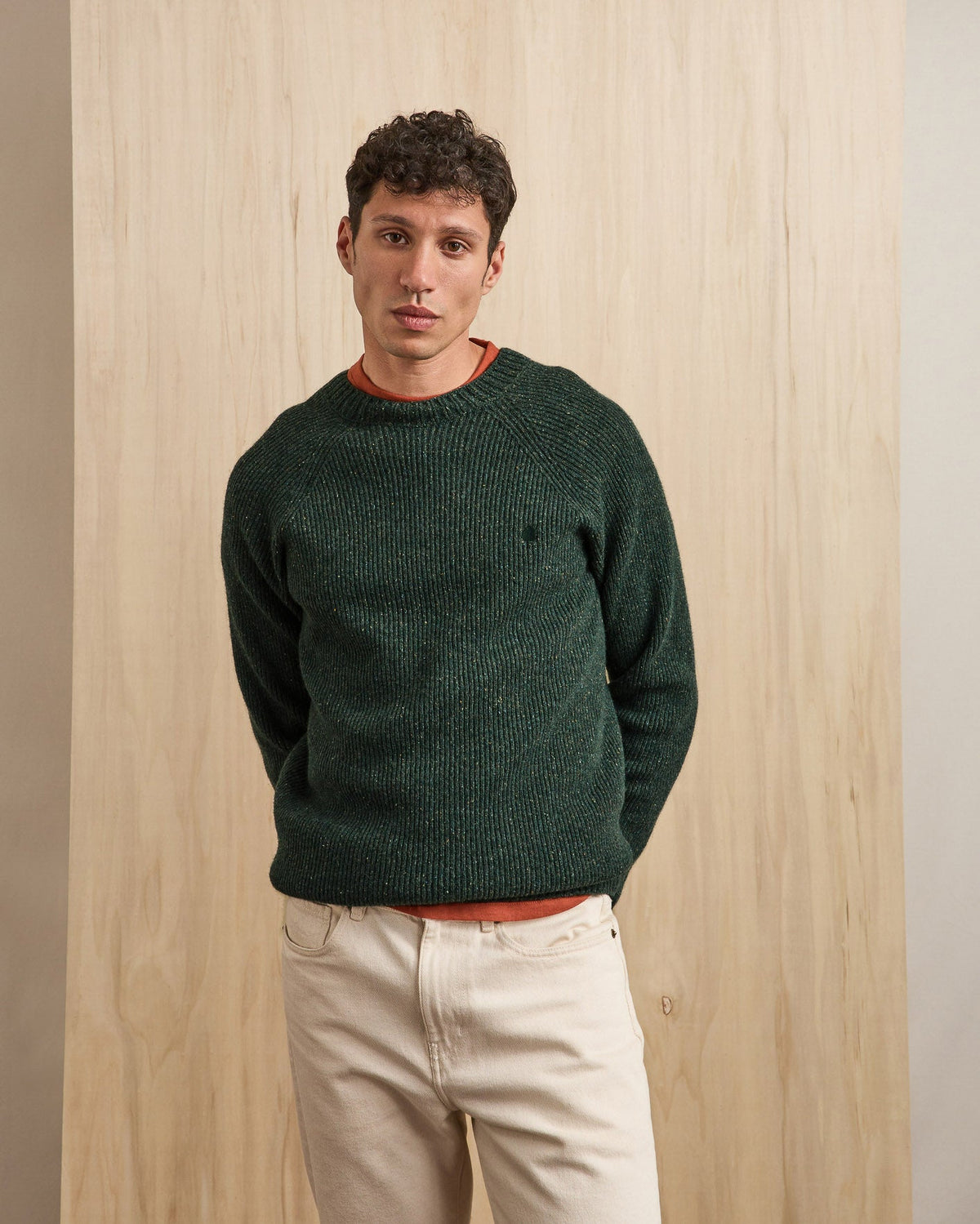 Khaki Wool Jumper