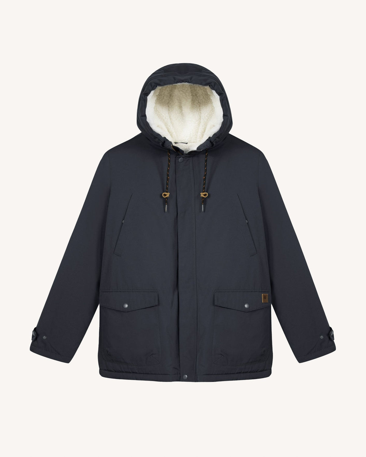 Navy Blue Waterproof Parka