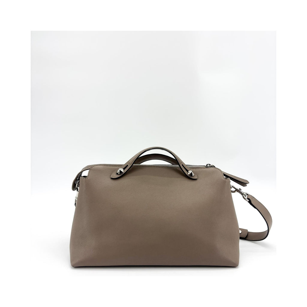 Sac À Main Fendi By The Way Satchel Medium Cuir - Beige