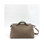 Sac À Main Fendi By The Way Satchel Medium Cuir - Beige