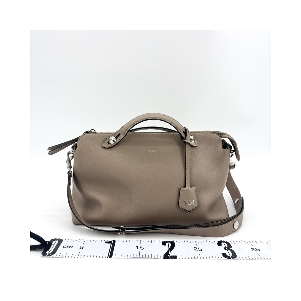 Sac À Main Fendi By The Way Satchel Medium Cuir - Beige