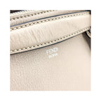 Sac À Main Fendi By The Way Satchel Medium Cuir - Beige