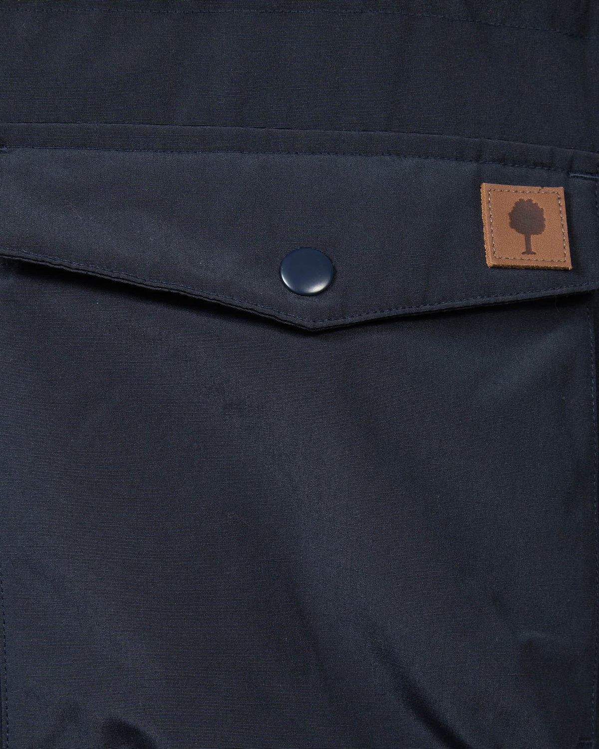 Navy Blue Waterproof Parka