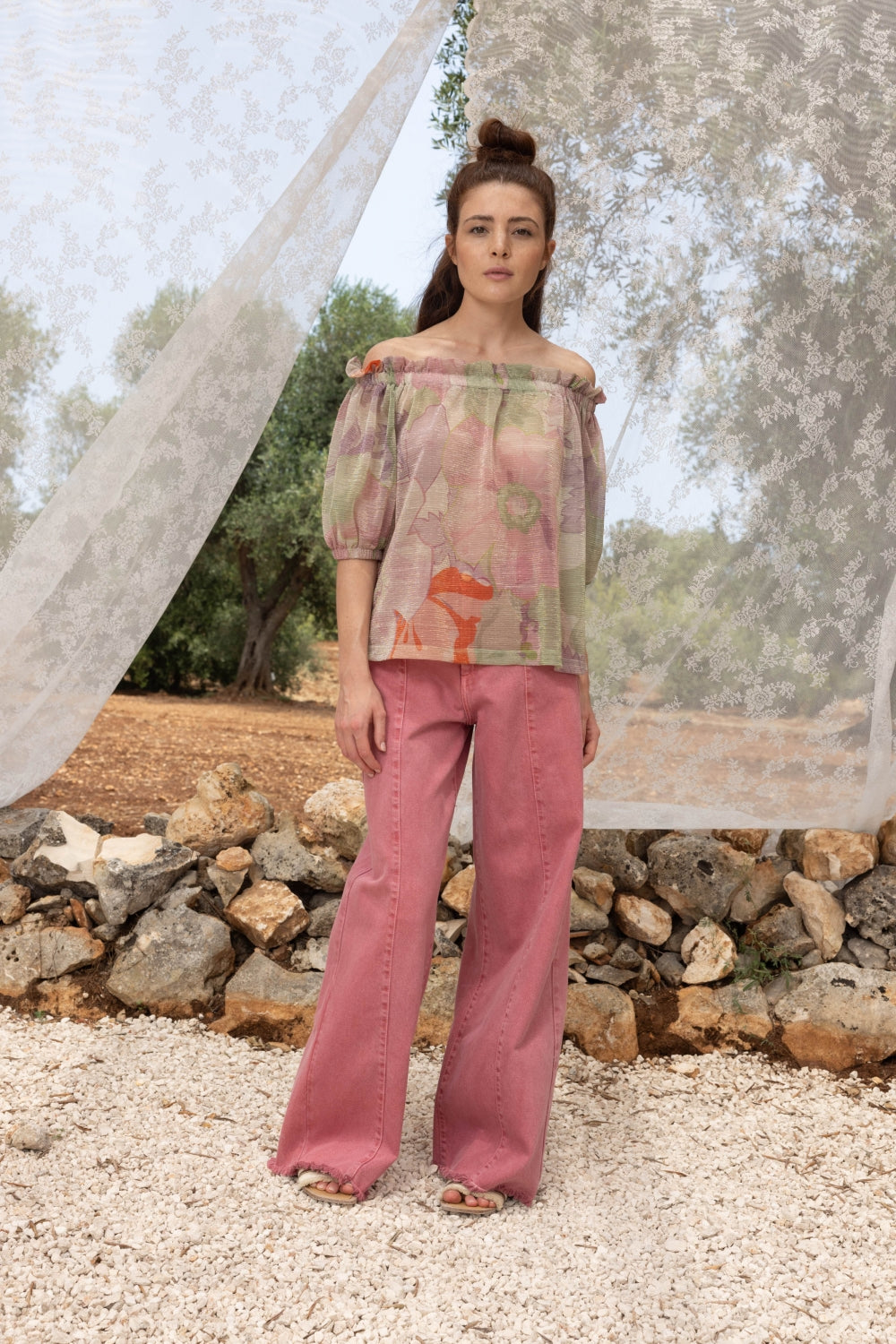 La blusa de flores Brigitte