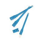 Lote de 10 cuchillas de panadero desechables de hoja reversible - Acero inoxidable - Azul