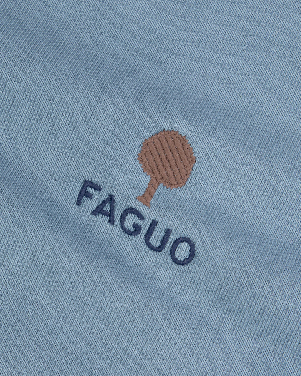 Denim Blue Crew-Neck Sweatshirt